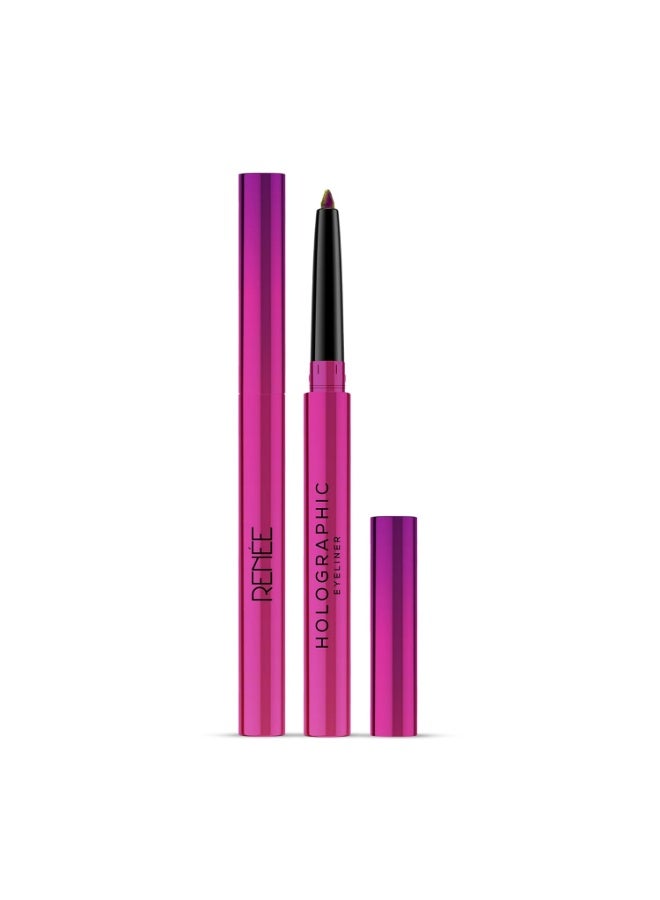 RENEE Holographic Eyeliner, 03 Venus, Smudge-Proof & Long-Lasting, Easy Glide & Quick-Drying Formula with Monochrome Effect, Intense Color Pay-Off, Infused with Vitamin E, 0.4gm - Image 2